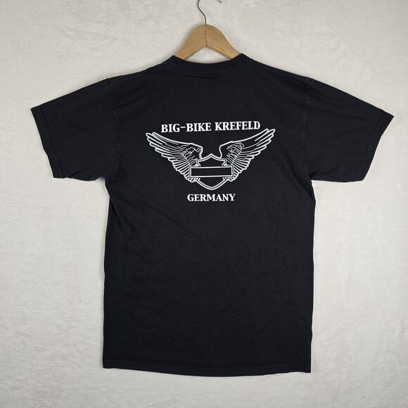 Vintage Harley Davidson Motor Logo Germany Big Bike Krefeld Large USA Made Y2K - Picture 9 of 12